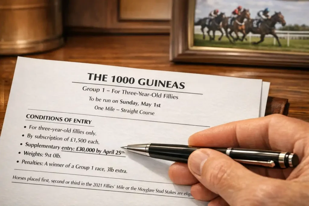 1000 Guineas race conditions and weights