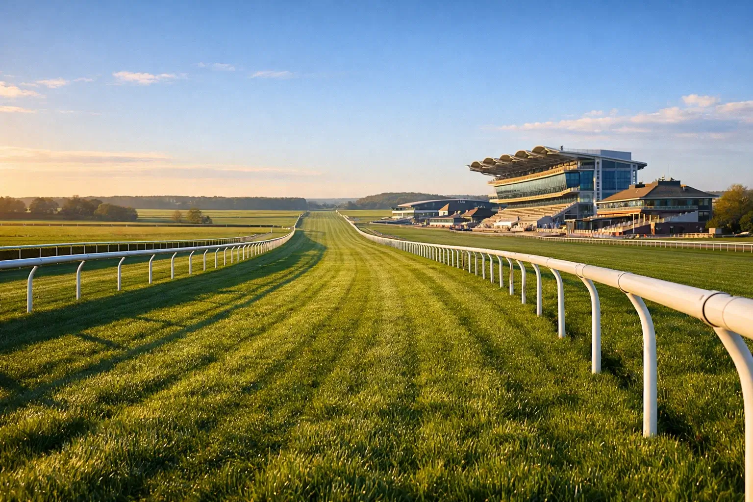 Newmarket Rowley Mile racecourse on 1000 Guineas day